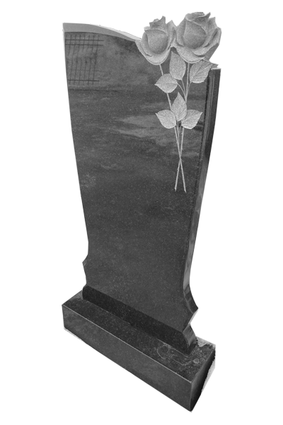 Памятник с розами на могилу